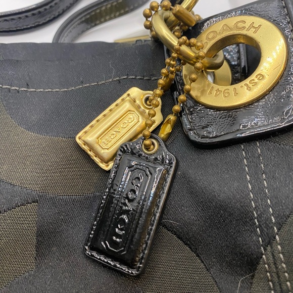 Vintage Coach large tote bag black - Picture 11 of 15